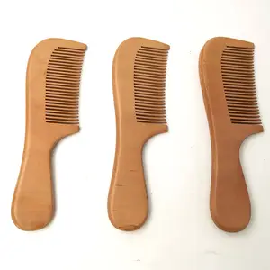 pocket private label wooden beard comb custom logo good for blood circulation pear wood comb wholesale