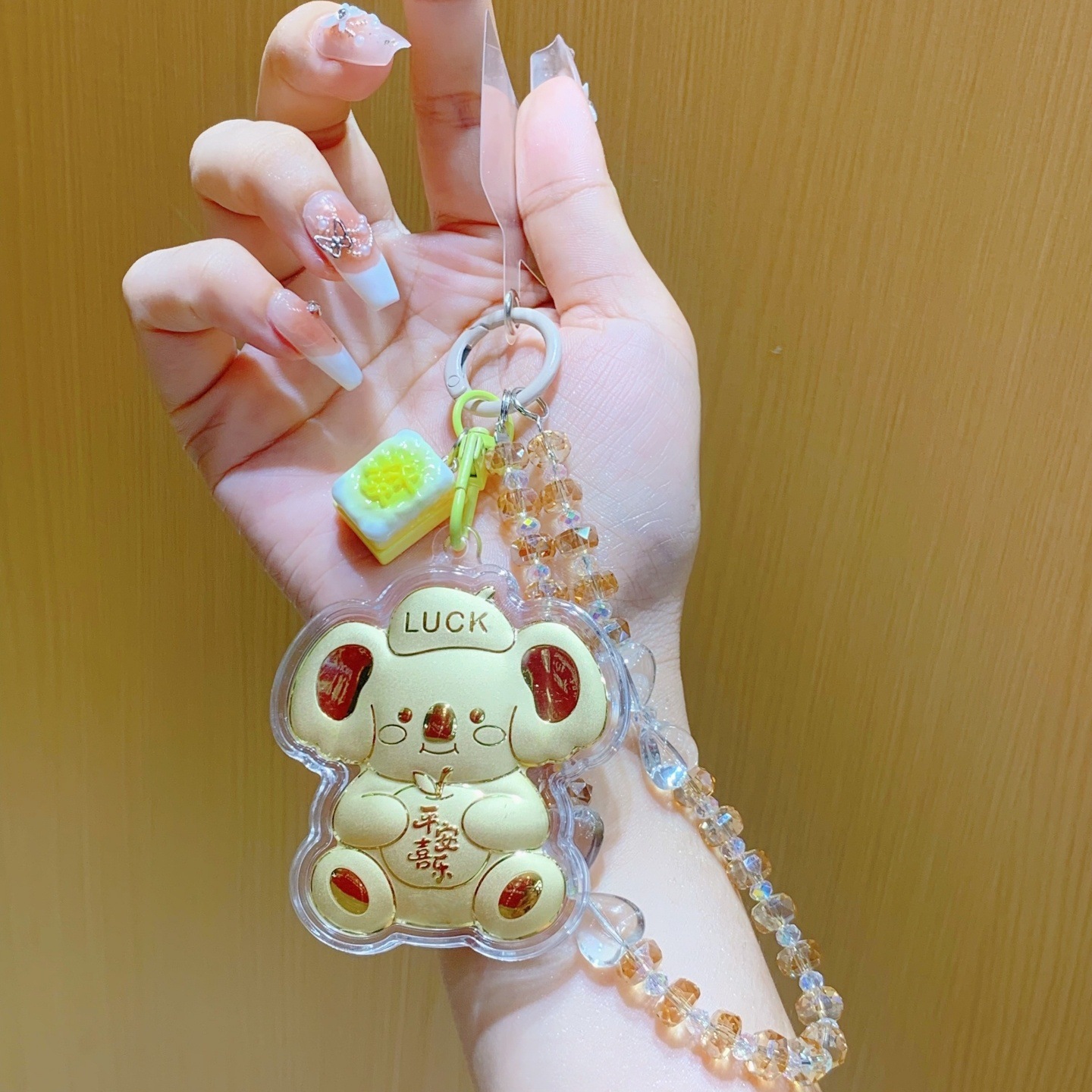 Koala Brown Beaded Necklace