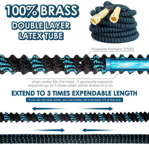 Tuyau d'arrosage extensible multifonctionnel, léger et facile à transporter, anti-abrasion et anti-corrosion, avec buses polyvalentes – Vente chaude - Product Image 2