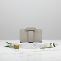 Nouveau style, portefeuille portable en PU, petit et tendance, unisexe, court, style japonais/coréen, mignon, avec pompon, mini pochette à boucle