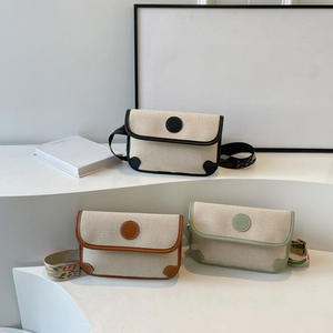 Venta al por mayor directa de fábrica: Bolso de lona para mujer, de un solo hombro, estilo casual, con correas anchas, a la moda. - Product Image 4