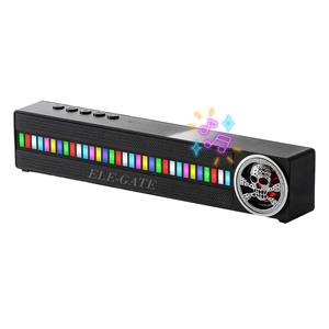 ลำโพงบลูทูธ Ele-Gate ดีไซน์รูปหัวกะโหลก พร้อมไฟ RGB LED เครื่องเล่นเสียงไร้สายแบบพกพา สำหรับใช้ในบ้านหรืองานปาร์ตี้ - Product Image 3