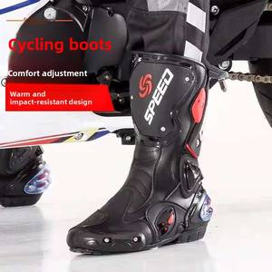 Botas de Motociclismo Duraderas y Transpirables <span class=keywords><strong>para</strong></span> Hombre, Resistentes al Viento, Antideslizantes y Anti-caídas, <span class=keywords><strong>para</strong></span> Verano, Carreras y Todoterreno - Product Image 2