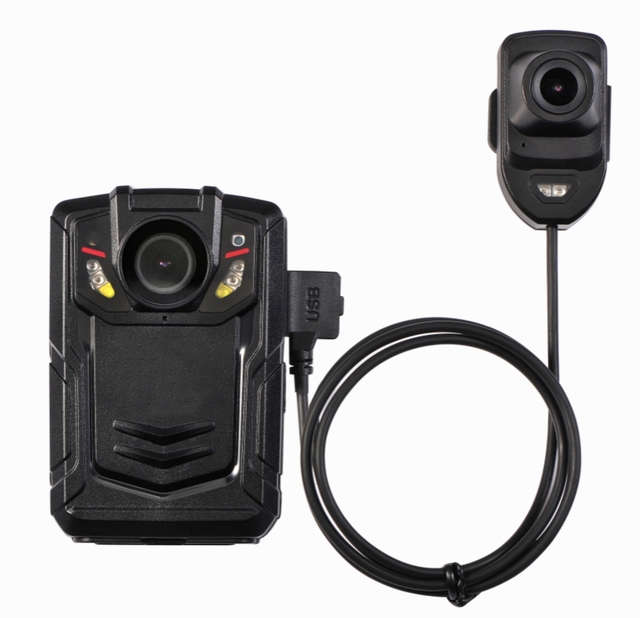 4G Cops Body Worn Camera with Night Vision GPS Location WiFi AES256 EIS for Security Guard