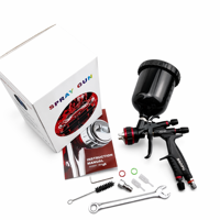 Pistolet de peinture pneumatique SANPU AD-60 600ml noir pour peinture automobile professionnelle, outils de retouche automobile