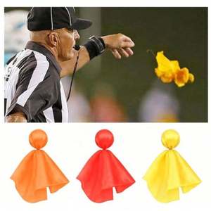 Drapeaux de jetables légers et économiques pour arbitres – Accessoires pour jeux et fêtes – Drapeaux de pénalisation sportifs pour le football et le soccer - Product Image 5