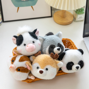 Carino cervo di 16 centimetri piccolo procione <span class=keywords><strong>Panda</strong></span> miele tasso di vitello peluche animale bambola soffice e morbido e confortevole peluche - Product Image 3