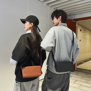 Bolso de Cintura de Cuero PU de Alta Calidad para Hombre, Bolso Bandolera con Cierre de Cremallera, Bolsos de Hombro Tipo Mensajero para Uso Diario - Product Image 3