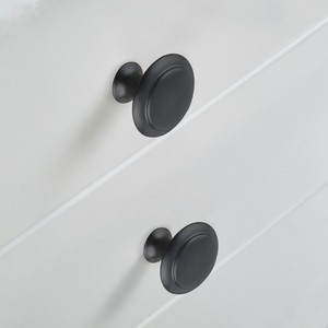 Euro Style <strong>Black</strong> Cabinet Hardware Pulls Fashion Stainless Steel <strong>Door</strong> Dresser Kitchen <strong>Knobs</strong> Handle Furniture Hardware Accessories - Product Image 6
