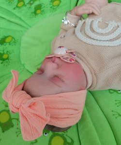 Muñecas Bebé Reborn Realistas de 19 Pulgadas Pintadas a Mano Levi Niña Durmiendo con Juguete de Alimentación Regalos para Navidad M3872 - Product Image 6