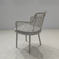 Ensemble table et chaises d'extérieur de luxe pour jardin, villa, balcon, avec table en dalle de roche, mobilier de loisirs extérieur en rotin imperméable