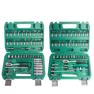 53Pcs Ô Tô Kit Tùy Chỉnh Tự Động Dụng Cụ cầm Tay Bộ Với Trường Hợp Khó Khăn Bao Gồm Ổ Cắm Ratchet Cờ Lê Cờ Lê Cờ Lê OEM Hỗ trợ - Product Image 2