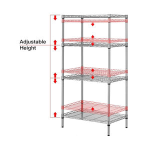 Scaffale per lavanderia in acciaio cromato, - Product Image 6