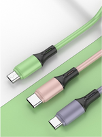 Câble de charge USB 3-en-1 multifonction de 1,2 m pour téléphone, avec connecteurs Type C et Micro USB, pour une charge rapide et le transfert de données - Vente en gros
