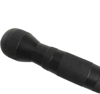 VIGFIT Barre Tournante Équipement de Fitness Accessoires Triceps en Acier Massif Barbell Poignées en Caoutchouc Multi-Exerciseur