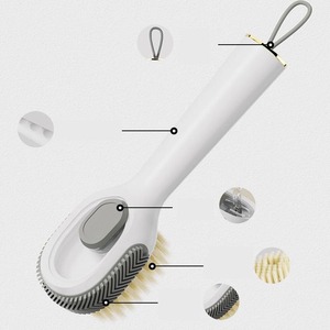 Brosse à linge multifonctionnelle SY, brosse à chaussures à poils doux, brosse à nettoyer les chaussures avec distributeur de savon, brosse à chaussures en daim - Product Image 5