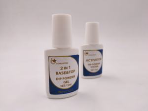 Produsen Kecepatan Bintang Menyediakan Sistem Diurna Lem Kuku Akrilik Pelurus Lapisan Dasar Lem Kuku Cair 2 IN 1 - Product Image 2