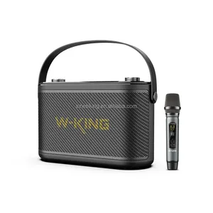 W-KING新款H10S 80w便携式无线蓝牙家用扬声器，适用于吉他和Koraoke