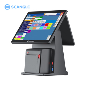 Sistema de Caja Registradora POS Scangle con Pantalla Táctil Dual para Windows, Impresora Interna de 80 mm y Escáner <span class=keywords><strong>QR</strong></span> - Product Image 1