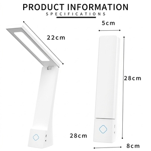 Lampada da Scrivania <span class=keywords><strong>LED</strong></span> Pieghevole, Ricaricabile USB, Luce da Tavolo per la Cura degli Occhi, Illuminazione per Studio per Bambini - Product Image 3