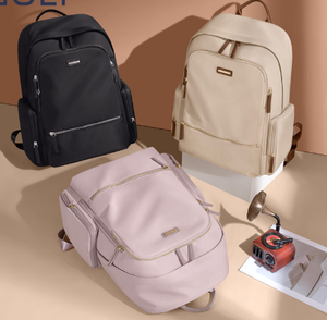 Sac à dos pour ordinateur portable en nylon Mifaktory 17 pouces, pour voyages en plein air, randonnée, usage quotidien, sac à dos imperméable pour homme - Product Image 4