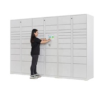 Système de casier intelligent pour colis, armoire de stockage électronique pour la livraison de colis avec écran tactile pour appartement, bureau, supermarché
