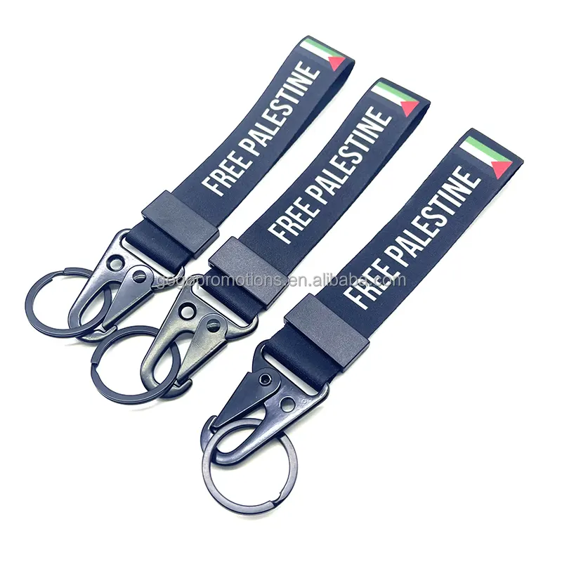 Etikett Schlüssel bund Werbe geschenk Auto Schlüssel anhänger Zubehör Schlüssel ring Lanyard mit benutzer definierten Motorrad Eagle Buckle Label Schlüssel bund