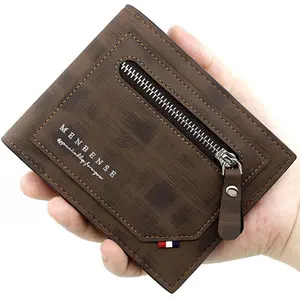 RU Good Price Of Good Quality Men's Card Wallet Slim Wallet For Men Mens Leather Wallet