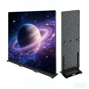 หน้าจอโปสเตอร์ LED P2.5 ขนาด 640x1920 มม. แบบพับได้ ตัวโครงอะลูมิเนียมหล่อขึ้นรูป ตั้งพื้นสำหรับใช้งานกลางแจ้ง ห้างสรรพสินค้า และลิฟต์ - Product Image 3