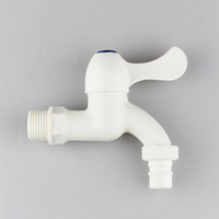 Robinet en plastique Pvc domestique 1/2 3/4 pouces Anti-fuite Fissure Robinet d'eau du robinet longue durée