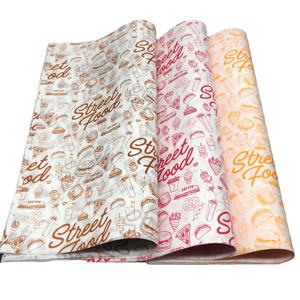 Hojas de Papel Encerado, Papel Antigrasa e Impermeable, Papel de Envolver para Alimentos, Papel para Picnic, para Forrar Cestas de Alimentos - Product Image 1