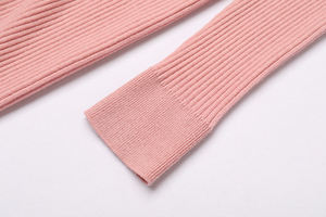 Personnalisable dames élégante robe de soirée de luxe hiver robe en tricot femmes confortable laine col bénitier OEM étage-longueur robe - Product Image 5