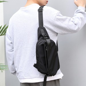 Sac de poitrine unisexe en nylon avec doublure en polyester, fermeture éclair, tendance, mode, sport, loisirs, sac bandoulière oblique - Product Image 5