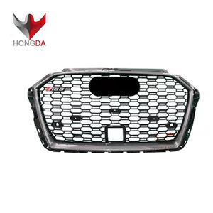 Grille <span class=keywords><strong>de</strong></span> pare-chocs avant <span class=keywords><strong>de</strong></span> haute qualité pour 2017-2020 <span class=keywords><strong>Audi</strong></span> <span class=keywords><strong>A3</strong></span> modifiée en calandre RS3 matériau ABS en maille nid d'abeille - Product Image 3