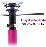Portable 360 degrés rotatif statique décapant pôle 45mm en acier inoxydable danse pôle Logo personnalisé pour la maison Club fête Pub exercice