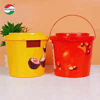 Paquet tenu dans la main de jouet de moule de tasse en plastique de GuangZhou 1L pour des cadeaux d'usine pour le seau de pp de biscuit de crème glacée