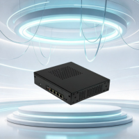 Perangkat VPN Jaringan OEM Ringkas 1U Rak Mounting Chassis 3*LAN Mini PC Pfsense Firewall Soft Router untuk Penggunaan Perusahaan
