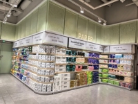 Système d'étagères de supermarché sur mesure, rayonnages pour marchandises, présentoirs métalliques et en bois pour magasins de détail