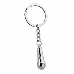Portachiavi con Microfono Promozionale e Moschettone, Non Richiede Scatola - Product Image 2