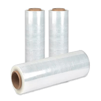 Puissant film plastique extensible étanche à l'humidité pour emballage de palette processus de moulage par soufflage souple pour couches savon liquide papier toilette