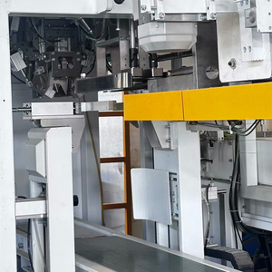 Machine d'emballage de sacs à bouche ouverte de <span class=keywords><strong>25</strong></span> <span class=keywords><strong>kg</strong></span> pour poudre de gypse, machine d'emballage résistante à la corrosion - Product Image 6