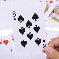 Jeu de cartes à jouer à double deck, directement de l'usine, avec logo personnalisé, cartes de poker avec boîte en papier, livraison rapide, vente en gros