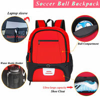 Sac à dos de sport vintage multifonctionnel personnalisé avec logo pour football, soccer, basketball, volleyball