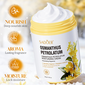 Crème hydratante à la vaseline et à l'osmanthus 300g, crème nourrissante profonde pour le visage et le corps, pour peaux sèches - Product Image 2
