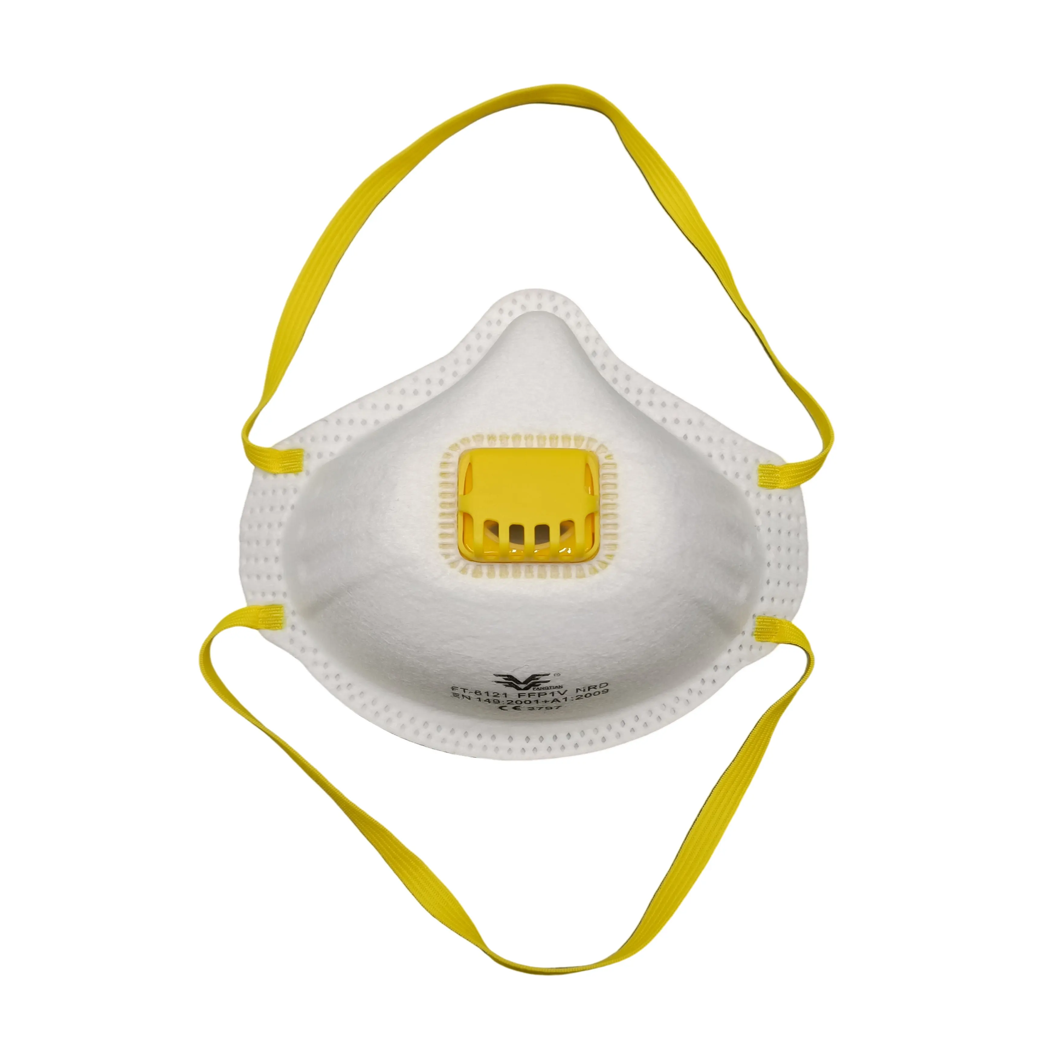 Yeni tasarım zihinsel ücretsiz CE FFP1 toz maskesi FFP1 NRD yüz maskesi ile vana