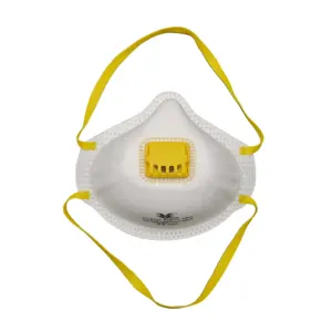 Nuovo design mentale gratis CE FFP1 maschera antipolvere FFP1 NRD maschera facciale con valvola