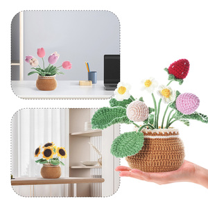 Bohe fácil de hacer Diy hilo de algodón semiacabado mezcla de hilo ganchillo animal kit amigurumis DIY set 5 uds Kit de ganchillo <span class=keywords><strong>para</strong></span> <span class=keywords><strong>principiantes</strong></span> - Product Image 2