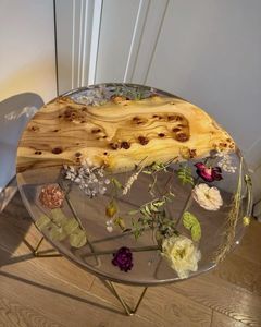 Époxy personnalisé fabriqué à la main <span class=keywords><strong>de</strong></span> luxe élégant moderne <span class=keywords><strong>en</strong></span> résine époxy <span class=keywords><strong>Table</strong></span> <span class=keywords><strong>de</strong></span> rivière fleur <span class=keywords><strong>Table</strong></span> basse <span class=keywords><strong>ronde</strong></span> pour café <span class=keywords><strong>de</strong></span> <span class=keywords><strong>jardin</strong></span> - Product Image 1