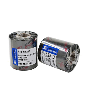 Sản Phẩm Rẻ Hơn Ruy Băng Ngựa Vằn Kích Thước OEM 60Mm X 300M Ruy Băng Nhựa Cacbon Sáp Truyền Nhiệt Cho Tất Cả Các Máy In - Product Image 3