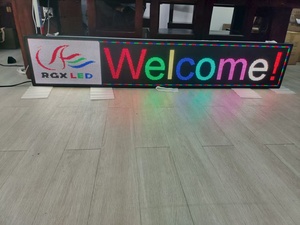 Pantalla LED de tira inteligente de alto brillo a todo color RGX para publicidad exterior y señalización de tiendas - Product Image 3